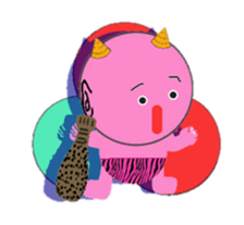 Cute demon! sticker #3748213