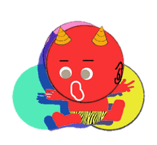 Cute demon! sticker #3748227