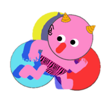Cute demon! sticker #3748228