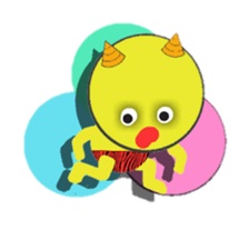 Cute demon! sticker #3748230