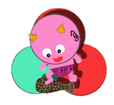 Cute demon! sticker #3748233