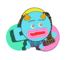 Cute demon! sticker #3748234