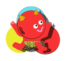 Cute demon! sticker #3748237