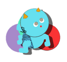 Cute demon! sticker #3748239