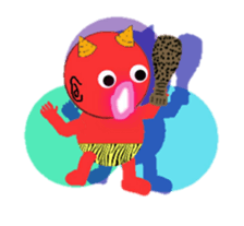 Cute demon! sticker #3748242