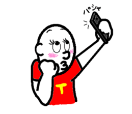 T shirtman2 sticker #3748256