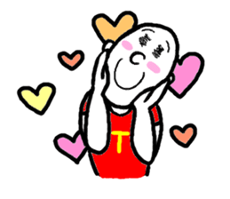 T shirtman2 sticker #3748266