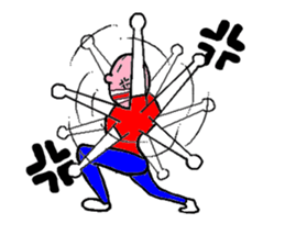 T shirtman2 sticker #3748276