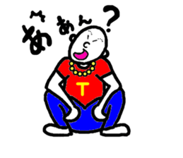 T shirtman2 sticker #3748281