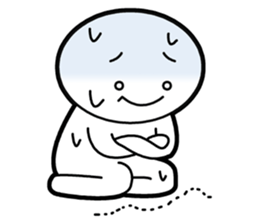 A weakling boy sticker #3748322