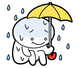 A weakling boy sticker #3748325