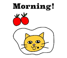 The cats with a mole on their face sticker #3748407