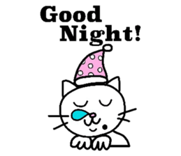 The cats with a mole on their face sticker #3748408