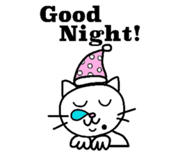 The cats with a mole on their face sticker #3748408