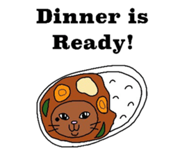 The cats with a mole on their face sticker #3748409