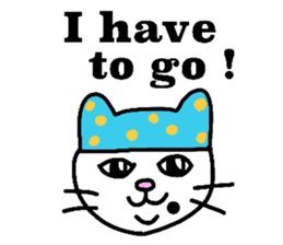 The cats with a mole on their face sticker #3748411