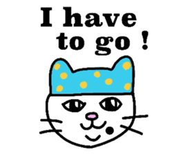 The cats with a mole on their face sticker #3748411