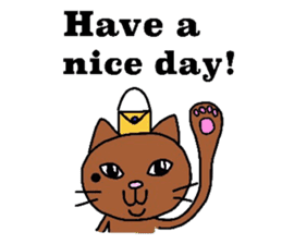 The cats with a mole on their face sticker #3748412