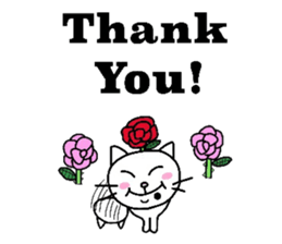 The cats with a mole on their face sticker #3748415