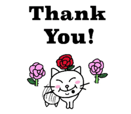 The cats with a mole on their face sticker #3748415