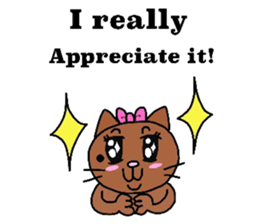 The cats with a mole on their face sticker #3748417