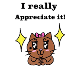 The cats with a mole on their face sticker #3748417