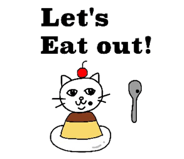 The cats with a mole on their face sticker #3748418