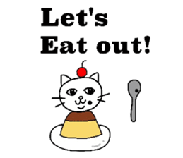 The cats with a mole on their face sticker #3748418