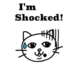 The cats with a mole on their face sticker #3748424