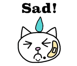 The cats with a mole on their face sticker #3748425