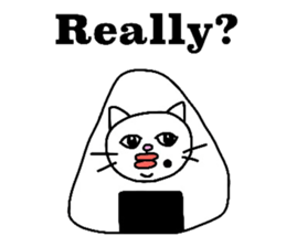 The cats with a mole on their face sticker #3748428