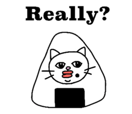 The cats with a mole on their face sticker #3748428