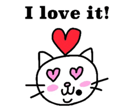 The cats with a mole on their face sticker #3748430