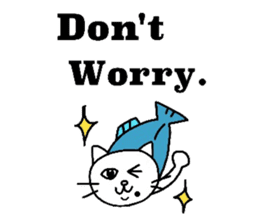 The cats with a mole on their face sticker #3748435