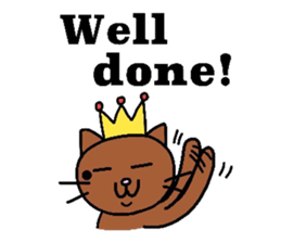 The cats with a mole on their face sticker #3748437