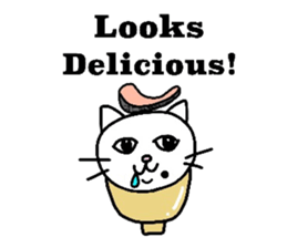 The cats with a mole on their face sticker #3748440