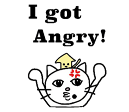 The cats with a mole on their face sticker #3748443