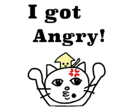 The cats with a mole on their face sticker #3748443