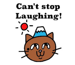 The cats with a mole on their face sticker #3748444