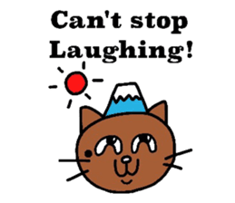 The cats with a mole on their face sticker #3748444