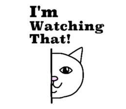 The cats with a mole on their face sticker #3748445