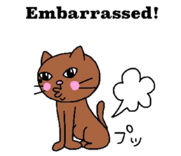 The cats with a mole on their face sticker #3748446