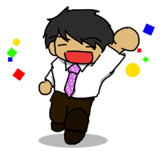 I'm businessman sticker #3748450