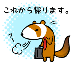 ferret couple sticker #3748733