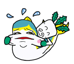 Of yellowtail radish Britney Daichan sticker #3749100