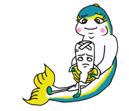 Of yellowtail radish Britney Daichan sticker #3749109