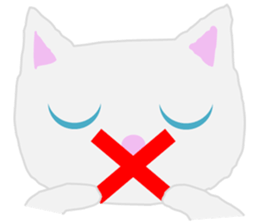 Stickers of  "NEKOBEE and White Cat" sticker #3749506