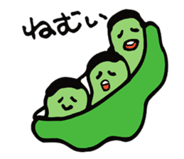 Uncle of broad beans sticker #3749772