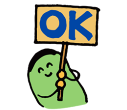 Uncle of broad beans sticker #3749781