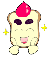 The Cute Toast Boy sticker #3749890